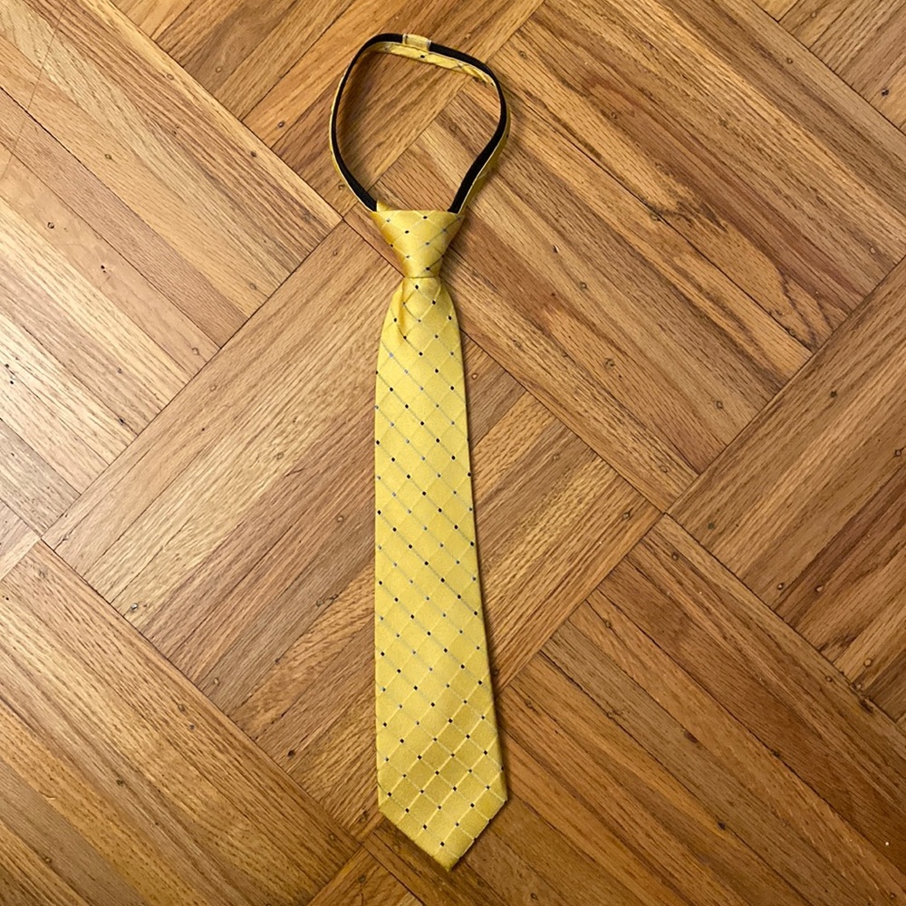 Nautical kids zipper tie